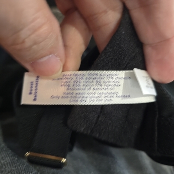 NWT Cacique Boost Balconette Black Gold Embroid Padding Bra C657 F5743 SIZE 44D - Picture 6 of 8